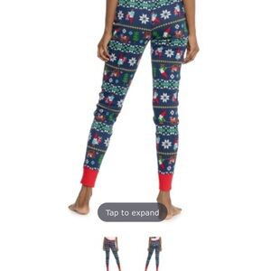 ❄️HANNA ANDERSON ORGANIC FESTIVE GNOME PAJAMA BOTTOMS RARE!!